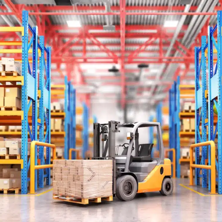 Forklift warehouse inventory