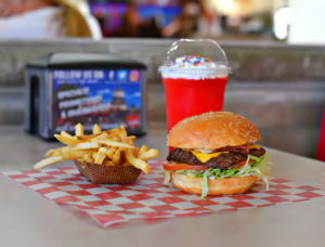 dairy keen burger and fries