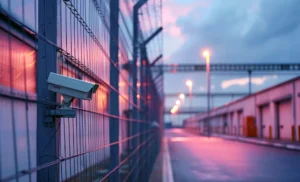 security camera on-site