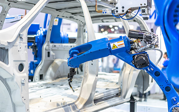 automated car manufacturing process