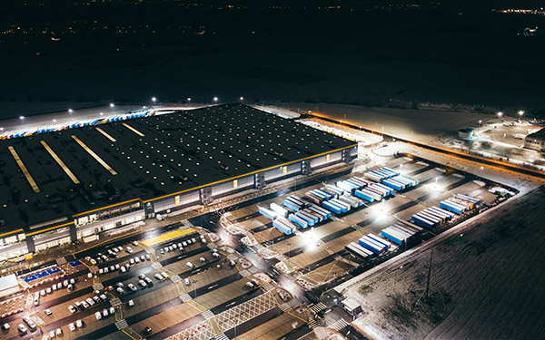 industrial warehouse overhead