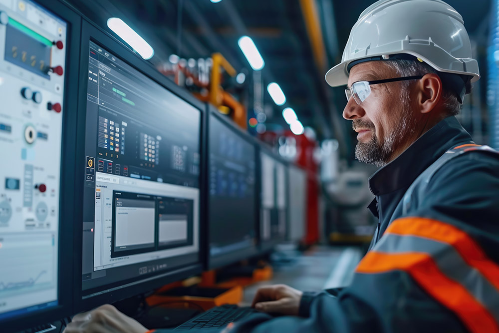 industrial manufacturing control room